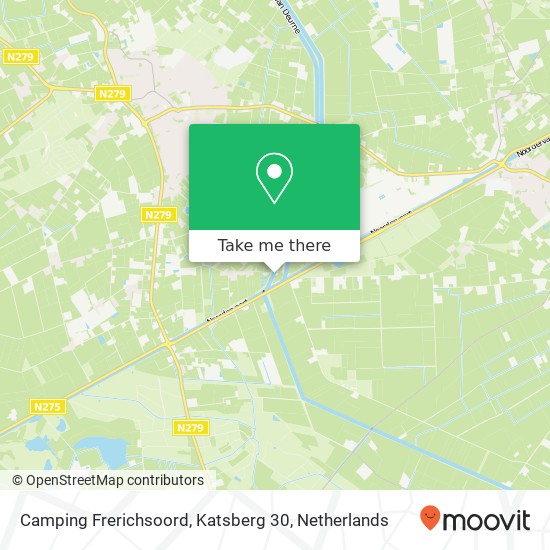 Camping Frerichsoord, Katsberg 30 Karte