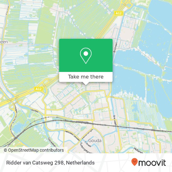 Ridder van Catsweg 298 map