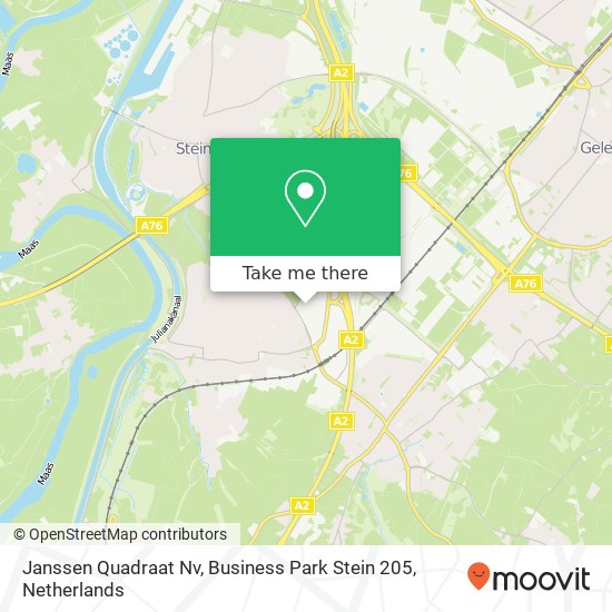 Janssen Quadraat Nv, Business Park Stein 205 map