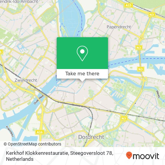 Kerkhof Klokkenrestauratie, Steegoversloot 78 map