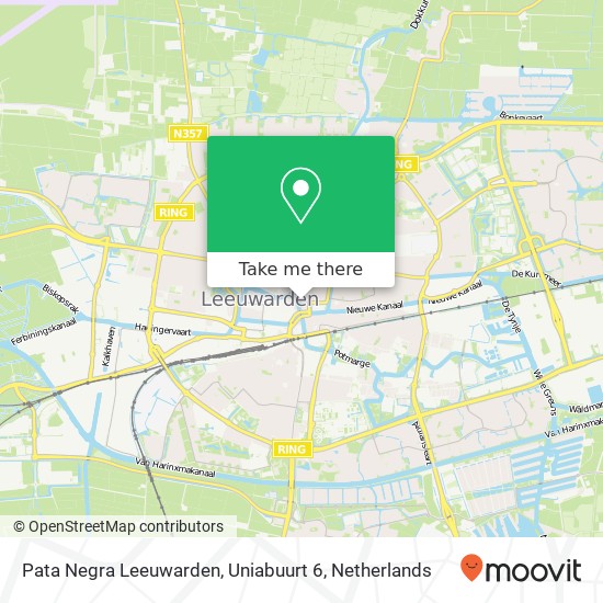 Pata Negra Leeuwarden, Uniabuurt 6 map