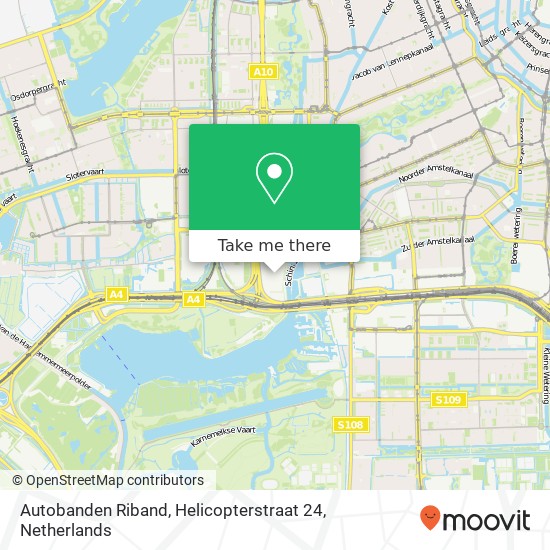 Autobanden Riband, Helicopterstraat 24 map