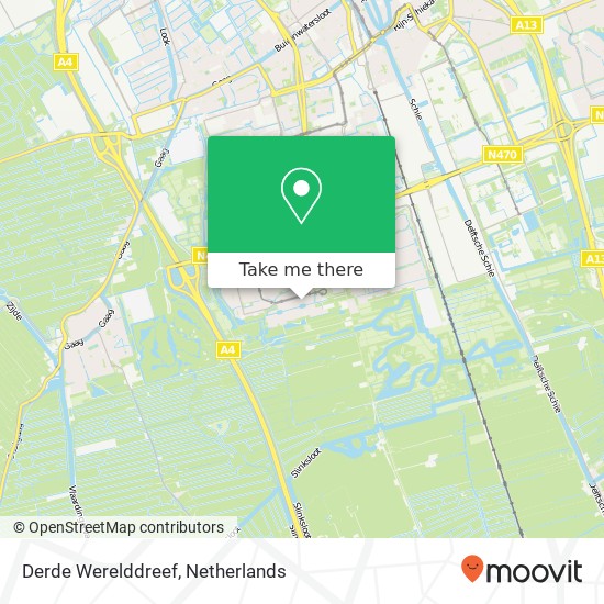 Derde Werelddreef, 2622 HT Delft map