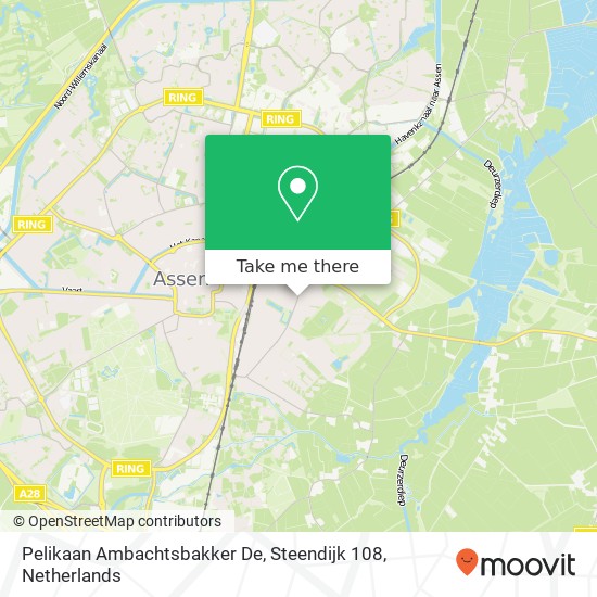 Pelikaan Ambachtsbakker De, Steendijk 108 map