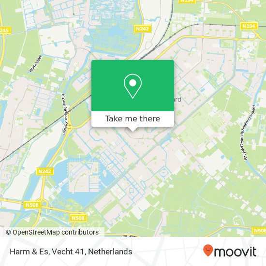 Harm & Es, Vecht 41 map