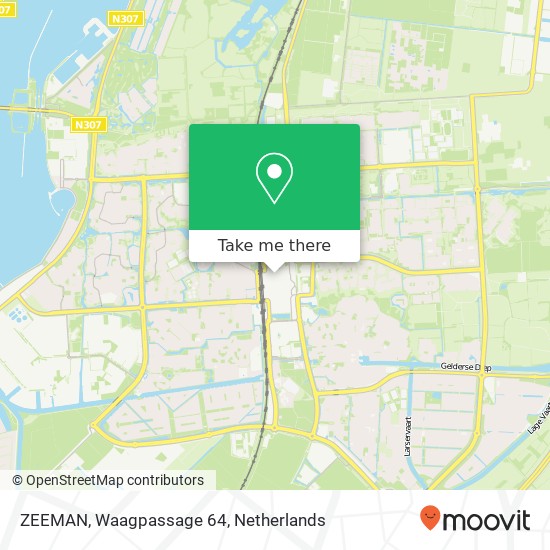 ZEEMAN, Waagpassage 64 map