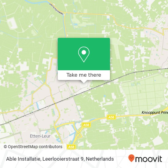 Able Installatie, Leerlooierstraat 9 map