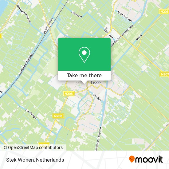 Stek Wonen map