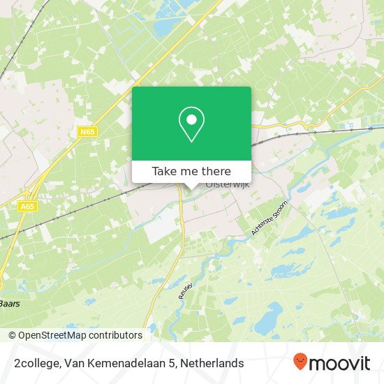 2college, Van Kemenadelaan 5 map