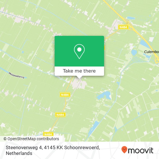 Steenovenweg 4, 4145 KK Schoonrewoerd map