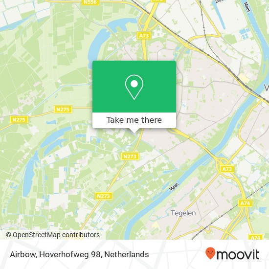 Airbow, Hoverhofweg 98 map