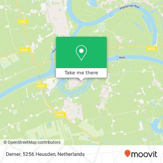 Demer, 5256 Heusden map