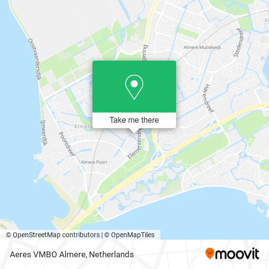 Aeres VMBO Almere map