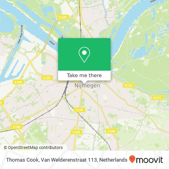 Thomas Cook, Van Welderenstraat 113 map