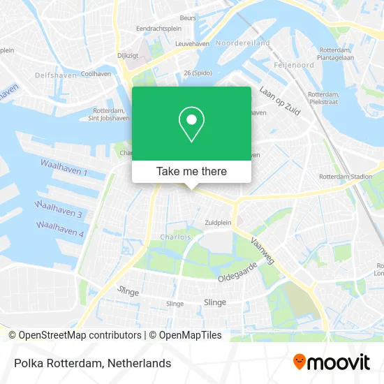 Polka Rotterdam map