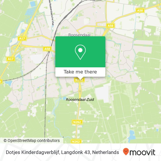 Dotjes Kinderdagverblijf, Langdonk 43 map