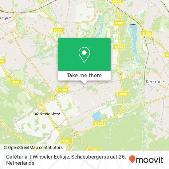 Cafétaria 't Winseler Ecksje, Schaesbergerstraat 26 map