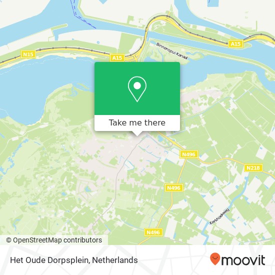 Het Oude Dorpsplein map