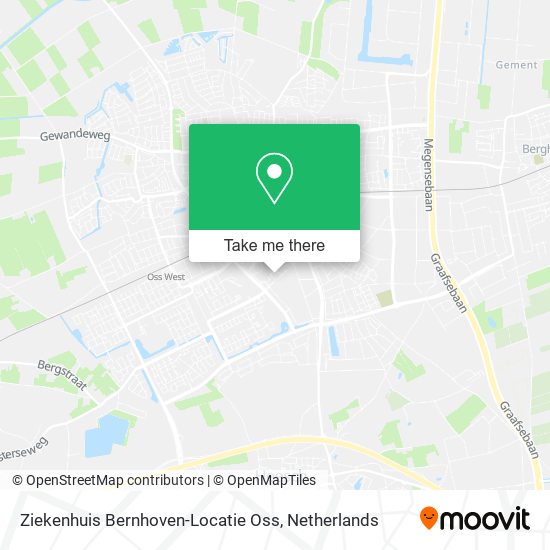 Ziekenhuis Bernhoven-Locatie Oss map