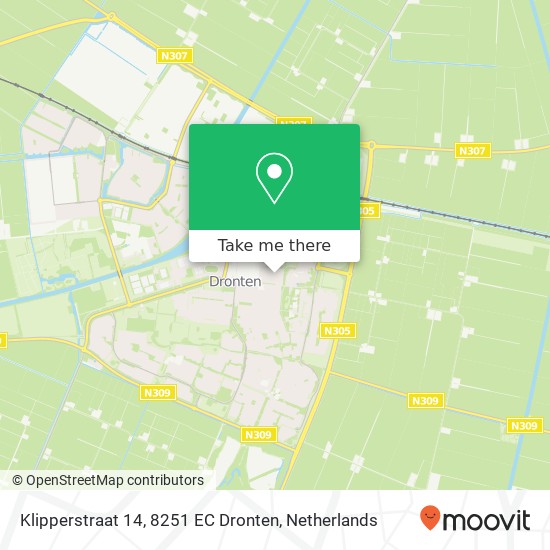 Klipperstraat 14, 8251 EC Dronten map