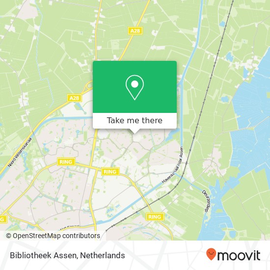 Bibliotheek Assen map