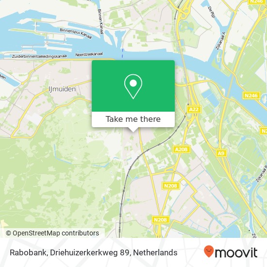 Rabobank, Driehuizerkerkweg 89 map