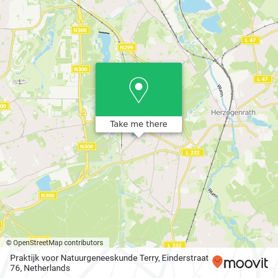 Praktijk voor Natuurgeneeskunde Terry, Einderstraat 76 map