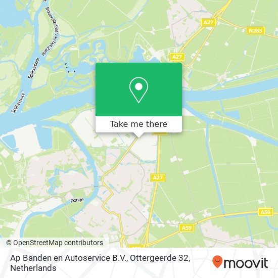 Ap Banden en Autoservice B.V., Ottergeerde 32 map