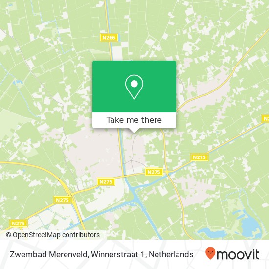 Zwembad Merenveld, Winnerstraat 1 map