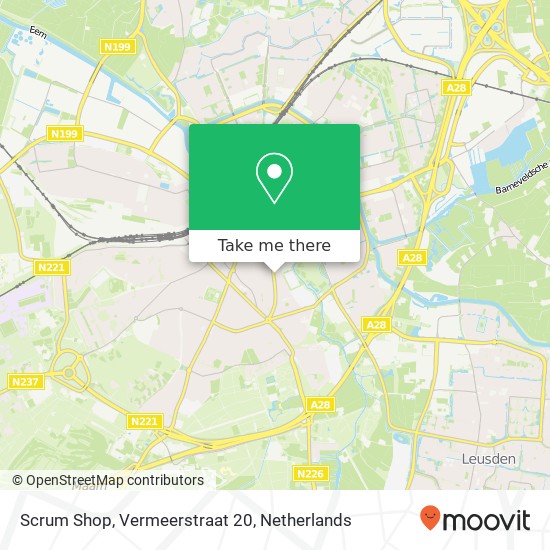 Scrum Shop, Vermeerstraat 20 map