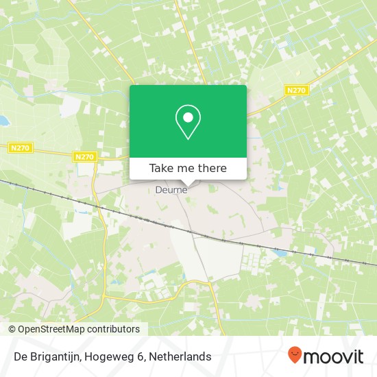 De Brigantijn, Hogeweg 6 map