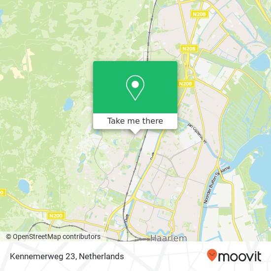 Kennemerweg 23 map