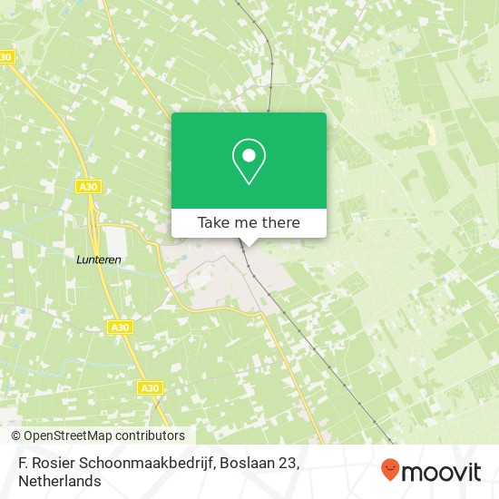 F. Rosier Schoonmaakbedrijf, Boslaan 23 map