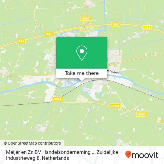 Meijer en Zn BV Handelsonderneming J, Zuidelijke Industrieweg 8 map