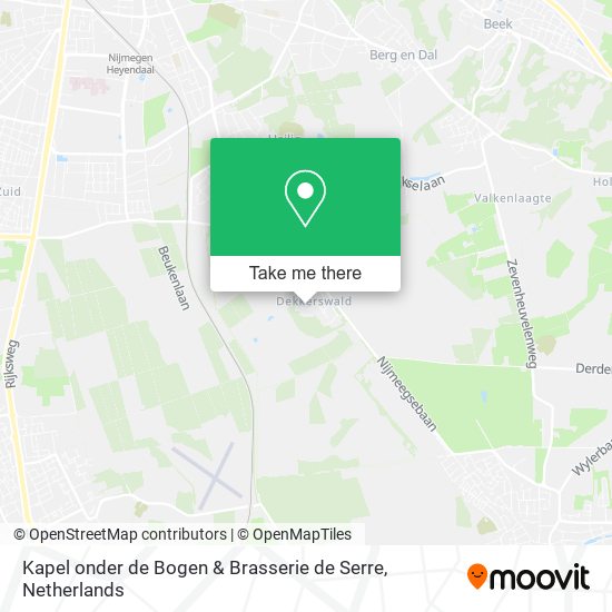 Kapel onder de Bogen & Brasserie de Serre map