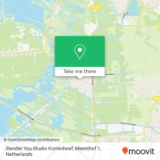 Slender You Studio Kortenhoef, Meenthof 1 map