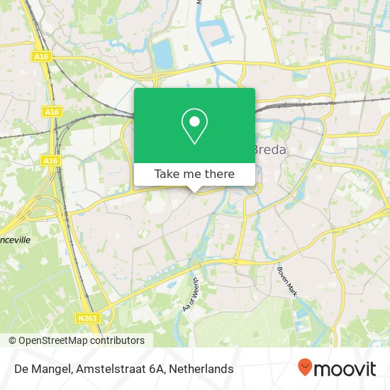 De Mangel, Amstelstraat 6A Karte