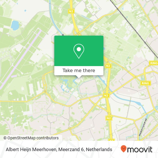 Albert Heijn Meerhoven, Meerzand 6 Karte