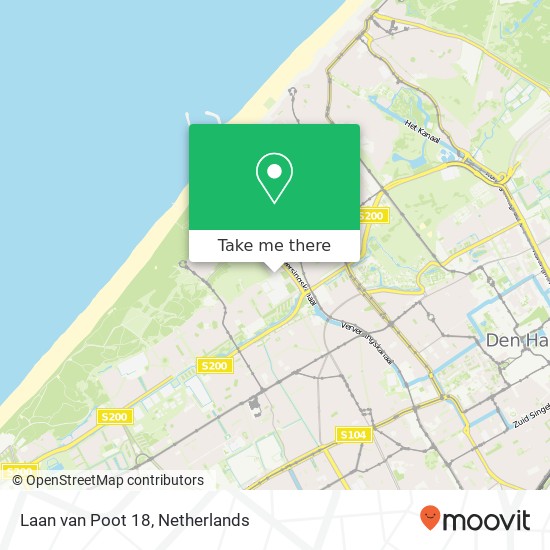 Laan van Poot 18, 2566 EC Den Haag map