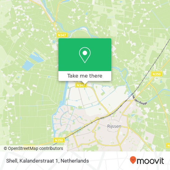 Shell, Kalanderstraat 1 map