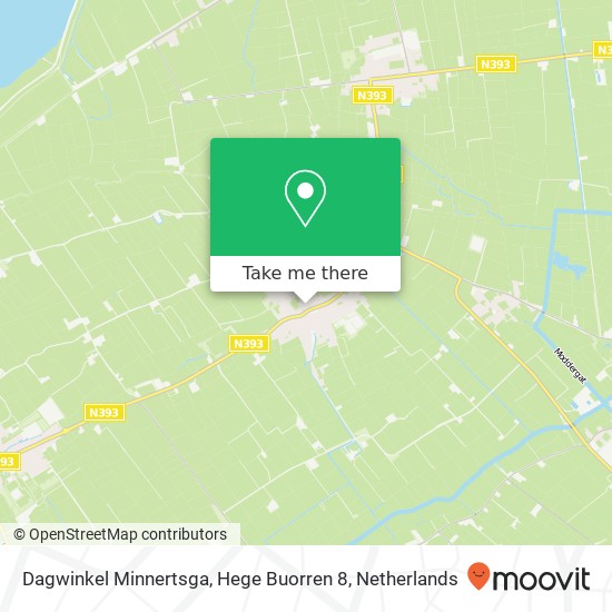 Dagwinkel Minnertsga, Hege Buorren 8 map