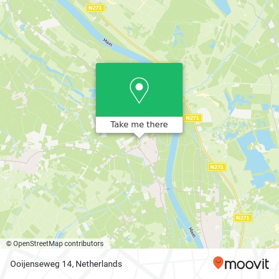 Ooijenseweg 14, 5871 CA Broekhuizenvorst map