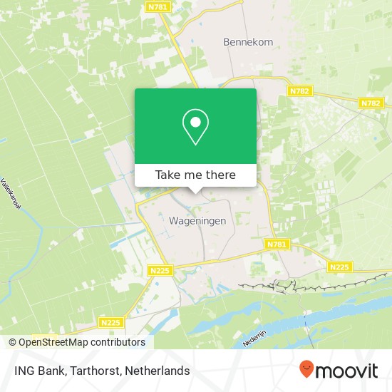 ING Bank, Tarthorst map