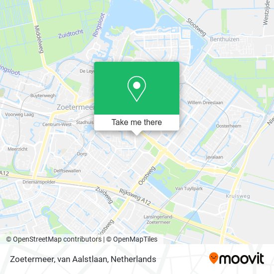 Zoetermeer, van Aalstlaan map