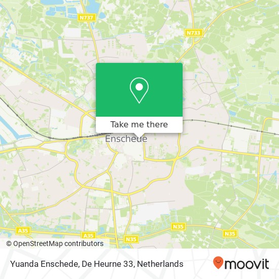 Yuanda Enschede, De Heurne 33 map