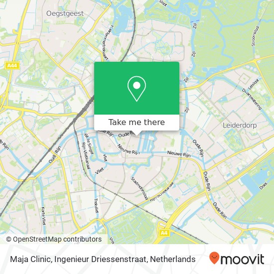 Maja Clinic, Ingenieur Driessenstraat map