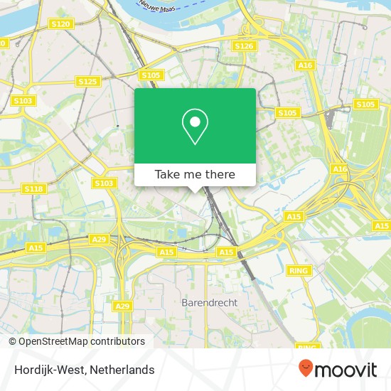 Hordijk-West Karte