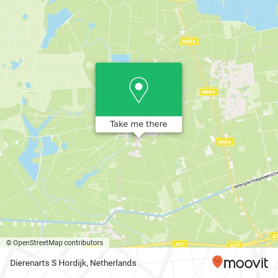 Dierenarts S Hordijk map