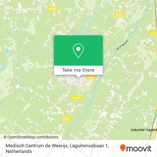 Medisch Centrum de Weerijs, Laguitensebaan 1 map