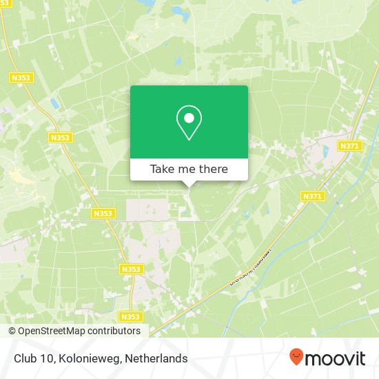 Club 10, Kolonieweg map